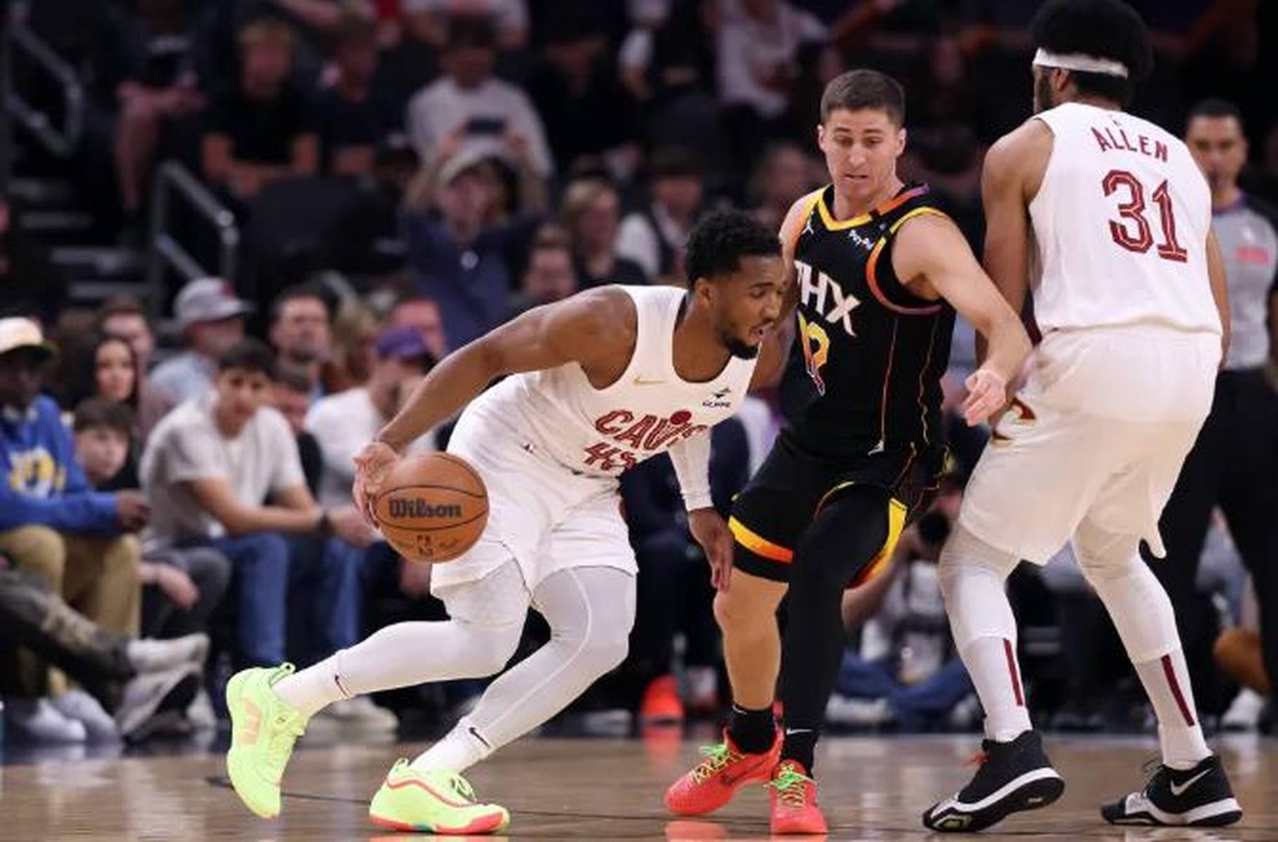 骑士碾压山西队，杜兰特统治全场